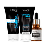 Men’s Glow Set Vince Charcoal Scrub Face Wash,