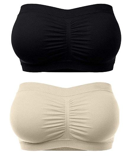 Girls Seamless Strapless Bra Free Size Best For School and College Girls😍