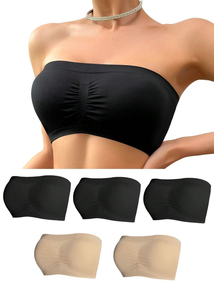 Girls Seamless Strapless Bra Free Size Best For School and College Girls😍