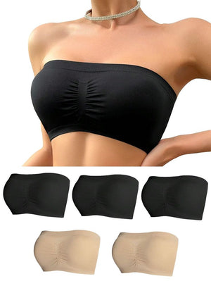 Girls Seamless Strapless Bra Free Size Best For School and College Girls😍